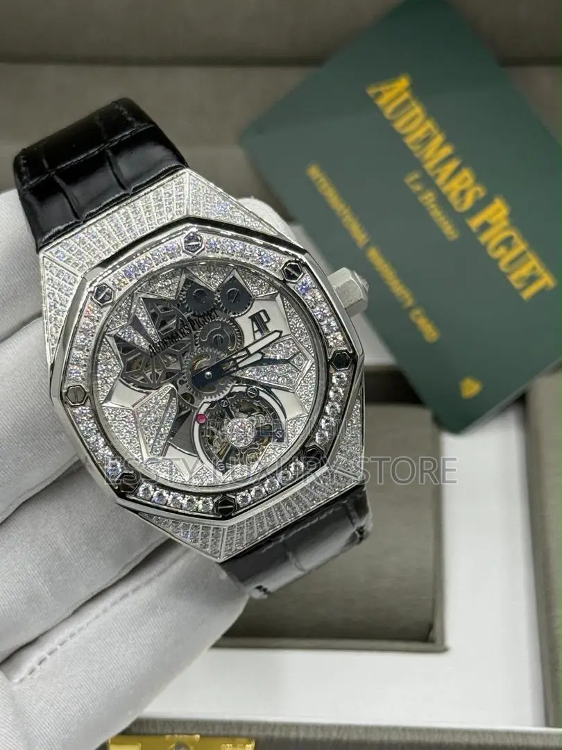 Automatic Quality Luxury Audemar Piguet Genuine Leather Watche