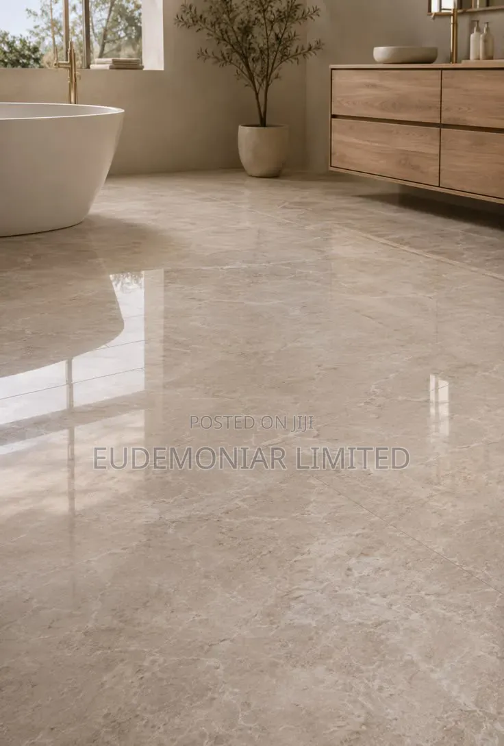 Neutral Marble Tile Laying