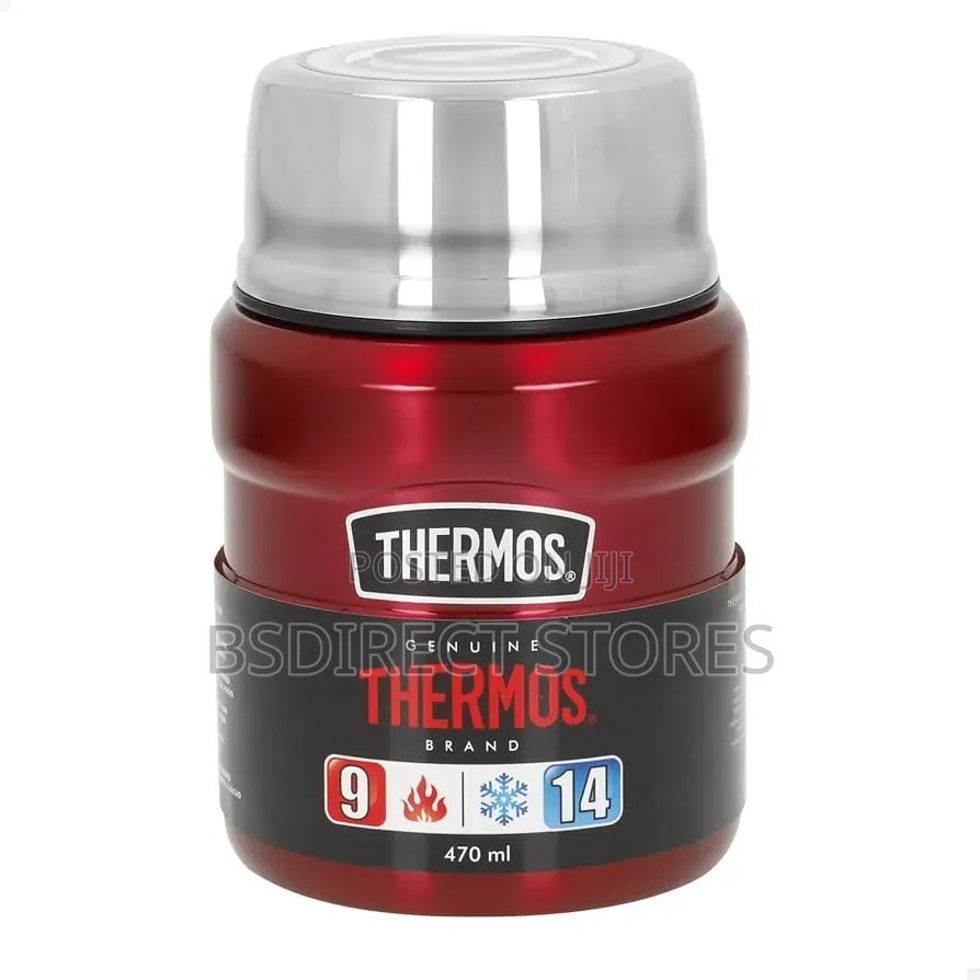 Thermos RED Stainless Steel Insulated King Food Flask