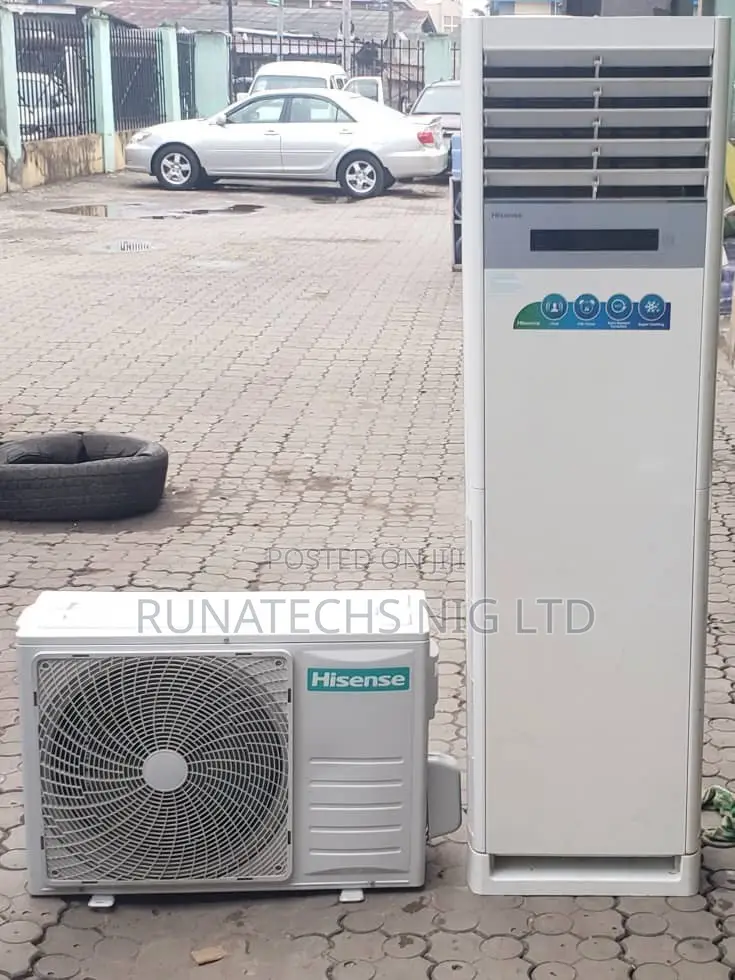 Hisense 2hp Standing AC Unit With Remote Control Working Perfectly