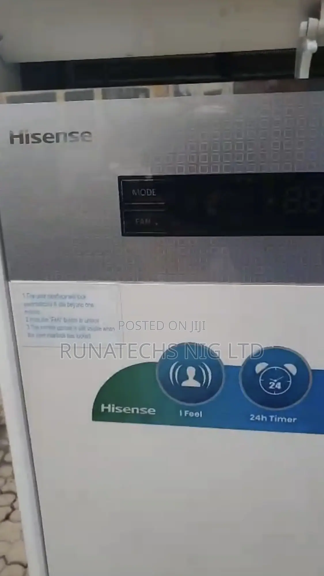 Hisense 2hp Standing AC Unit With Remote Control Working Perfectly