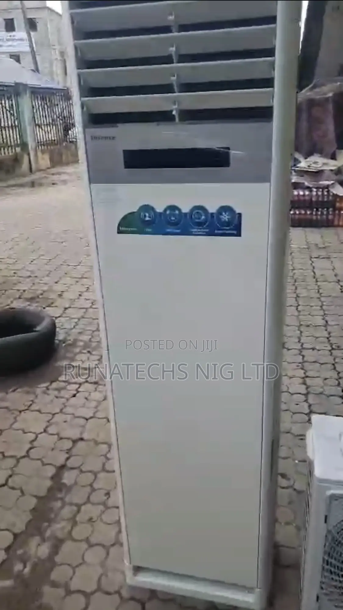 Hisense 2hp Standing AC Unit With Remote Control Working Perfectly