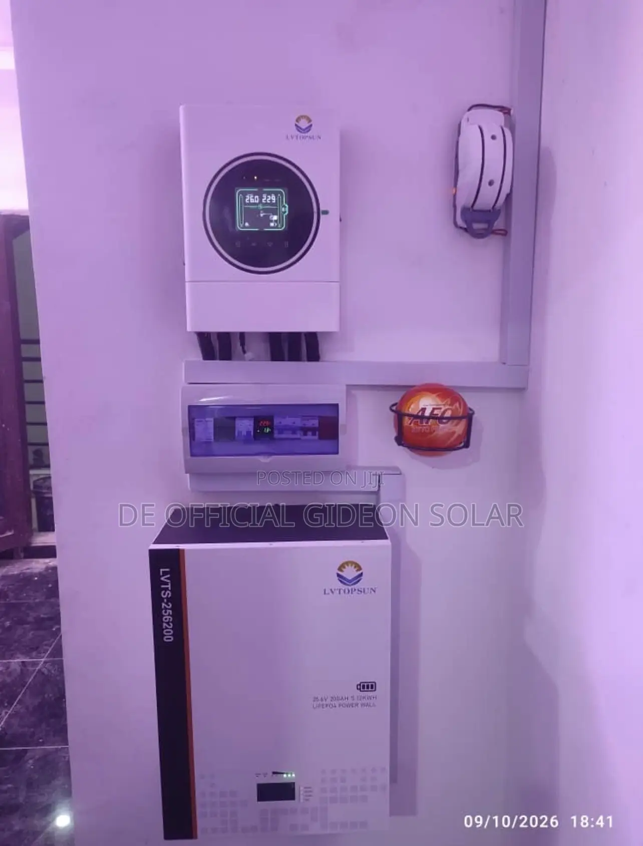 LVTOPSUN 4kva Inverter + 5kwh Battery + 4pics of 650w Panels