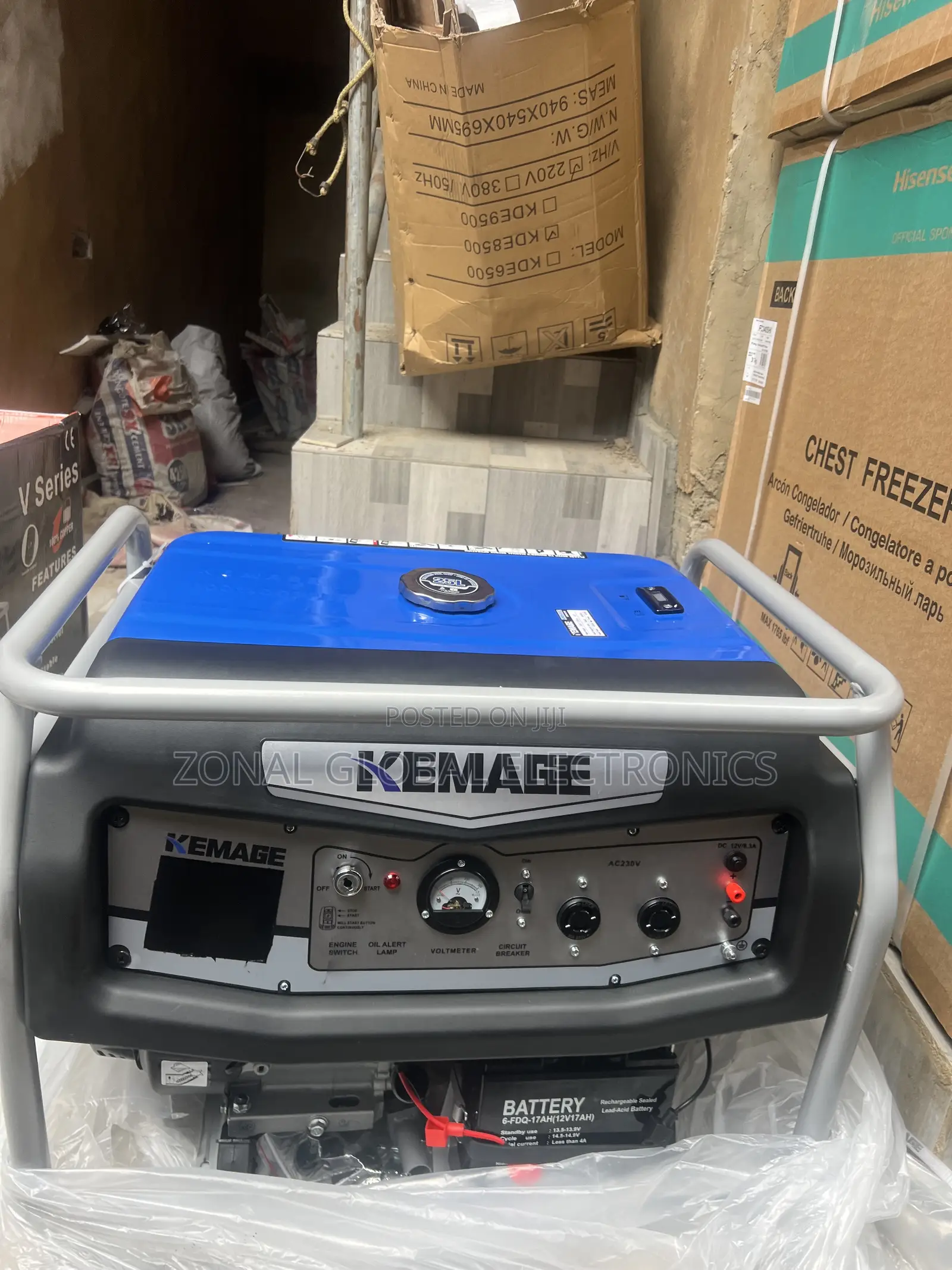 Kemage 58000E2R 5.5KVA Generator Remote Control and Key Start