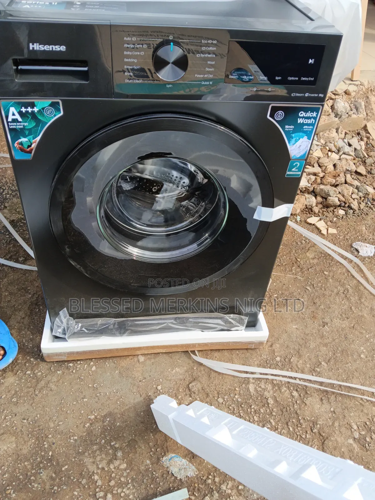 Hisense Washing Machine 8kg Front Loader Inverter Motor