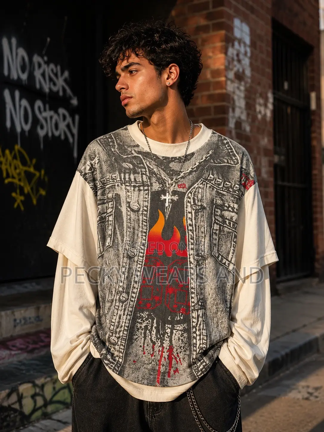 Luxury Male Trendy Tops