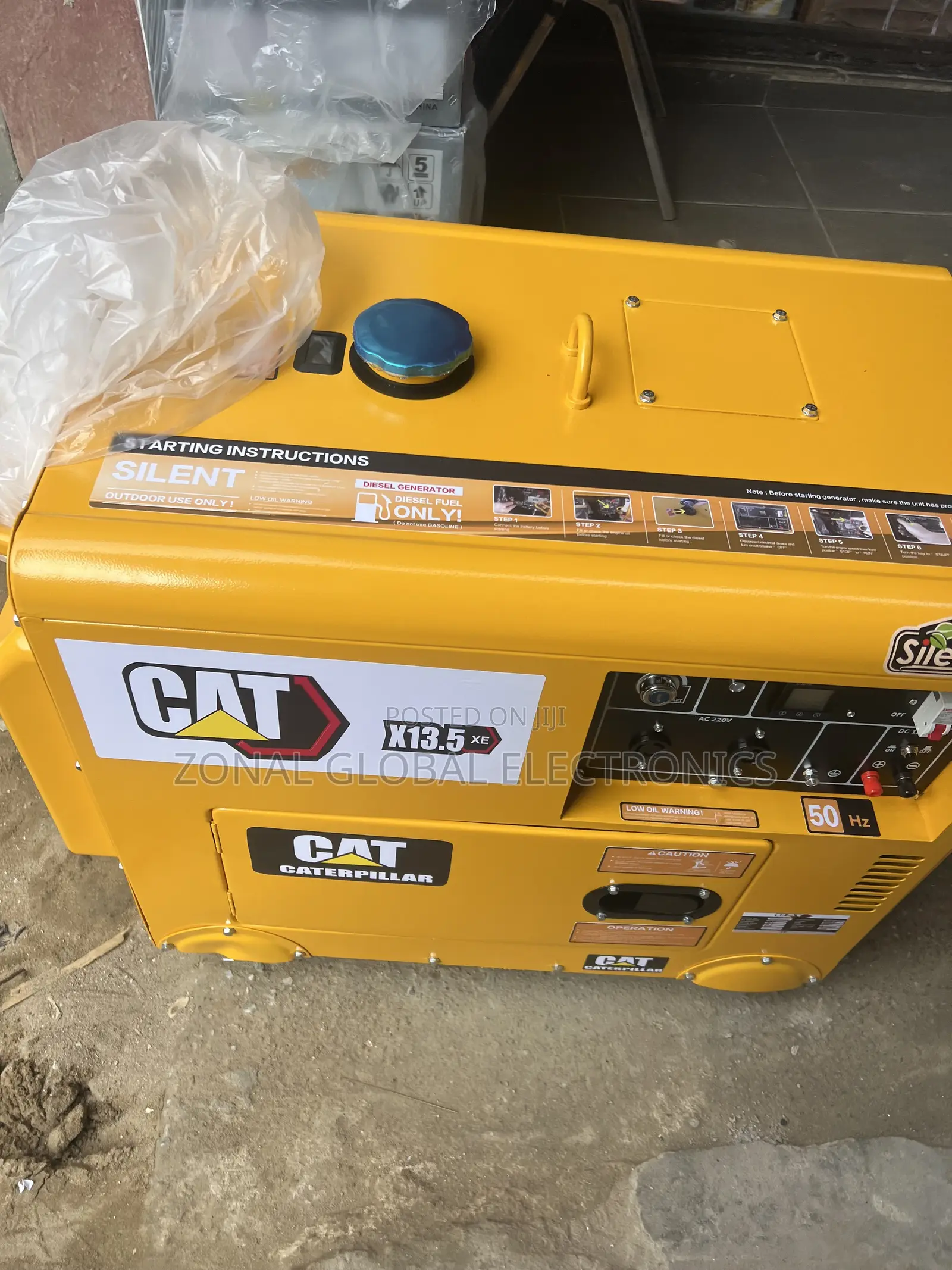 CAT X13.5 XE Soundproof Generator 13kva 100% Copper Coil