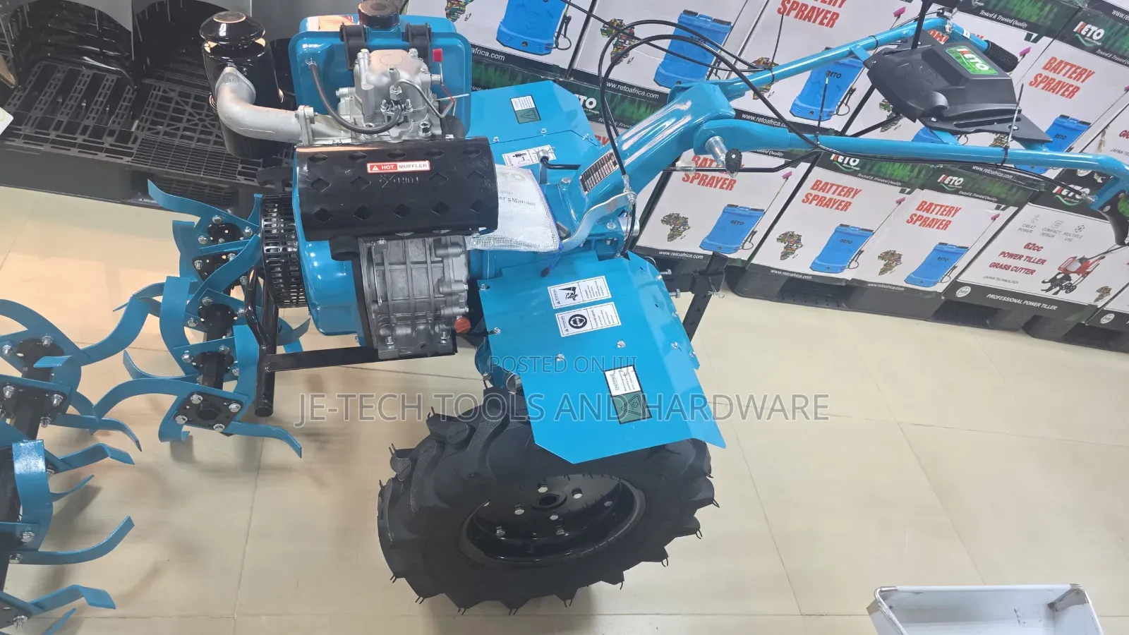 Reto 16HP Diesel Power Tiller Specifically a Kama Engine