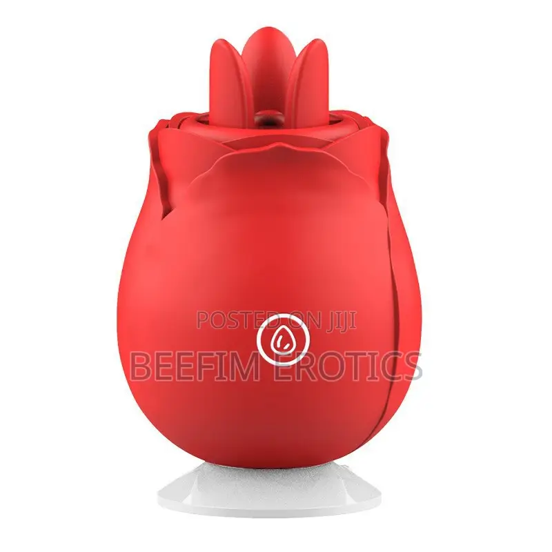 OMYSKY Clover Rose Vibrator 2 in 1 Rose Toy Suction Vibrator.
