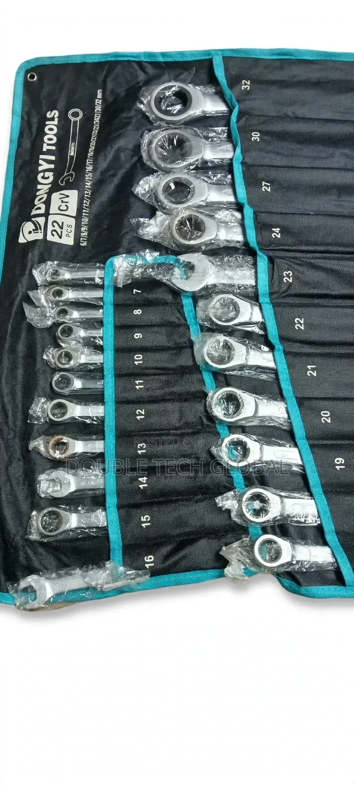 22Pcs Ratchet Spanner Set 6-32mm Dongyi CrV Original