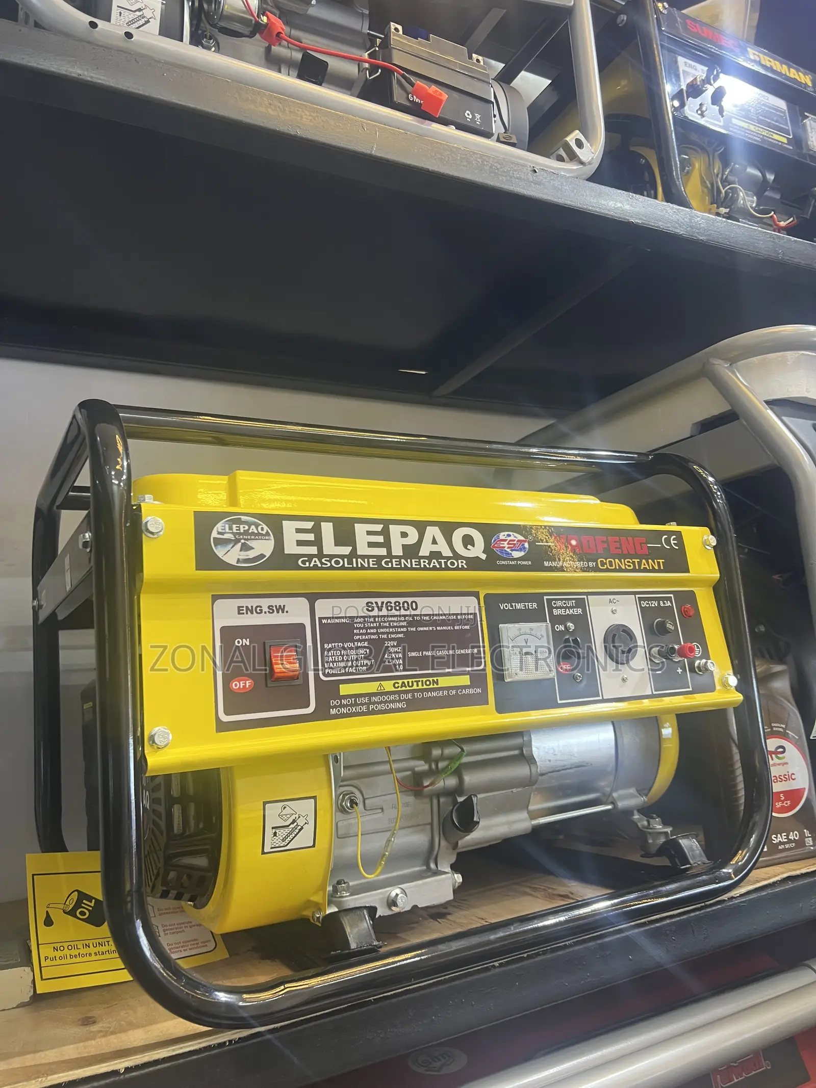 Elepaq Constant Generator 4.5kva 100% Copper Coil
