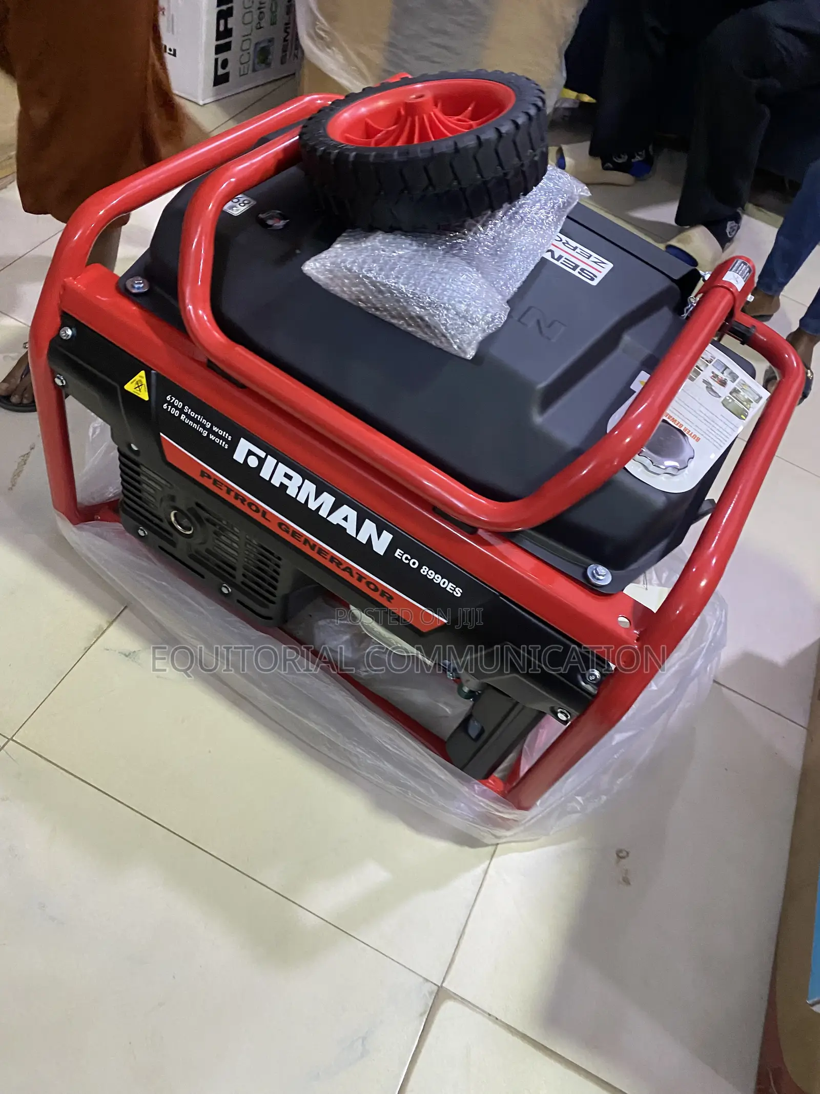 Firman ECO 8990ES Petrol Generator for Workspaces 6.7KVA 240V