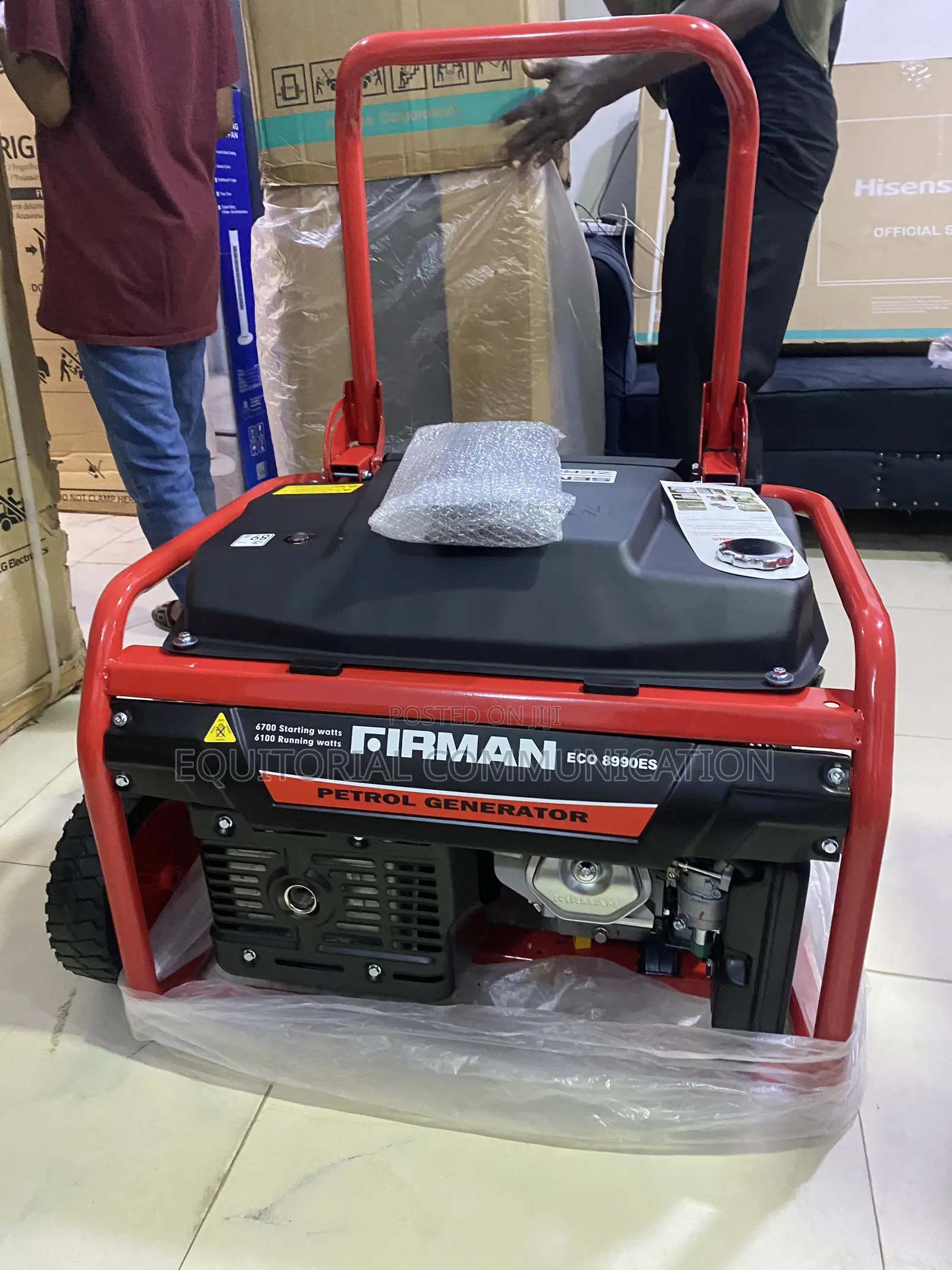Firman ECO 8990ES Petrol Generator for Workspaces 6.7KVA 240V