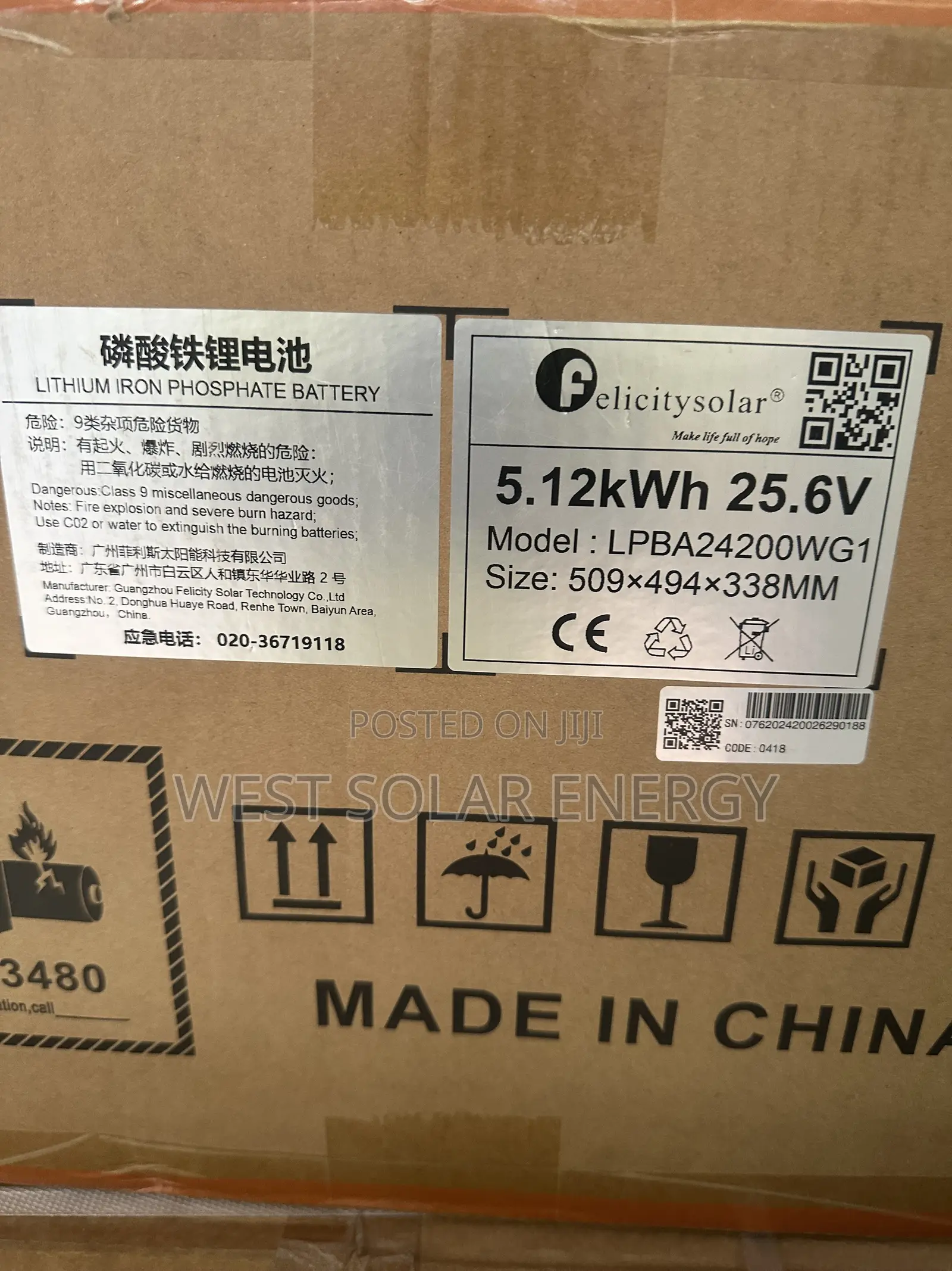 5kwh 24V Felicity Lithium Ion Battery