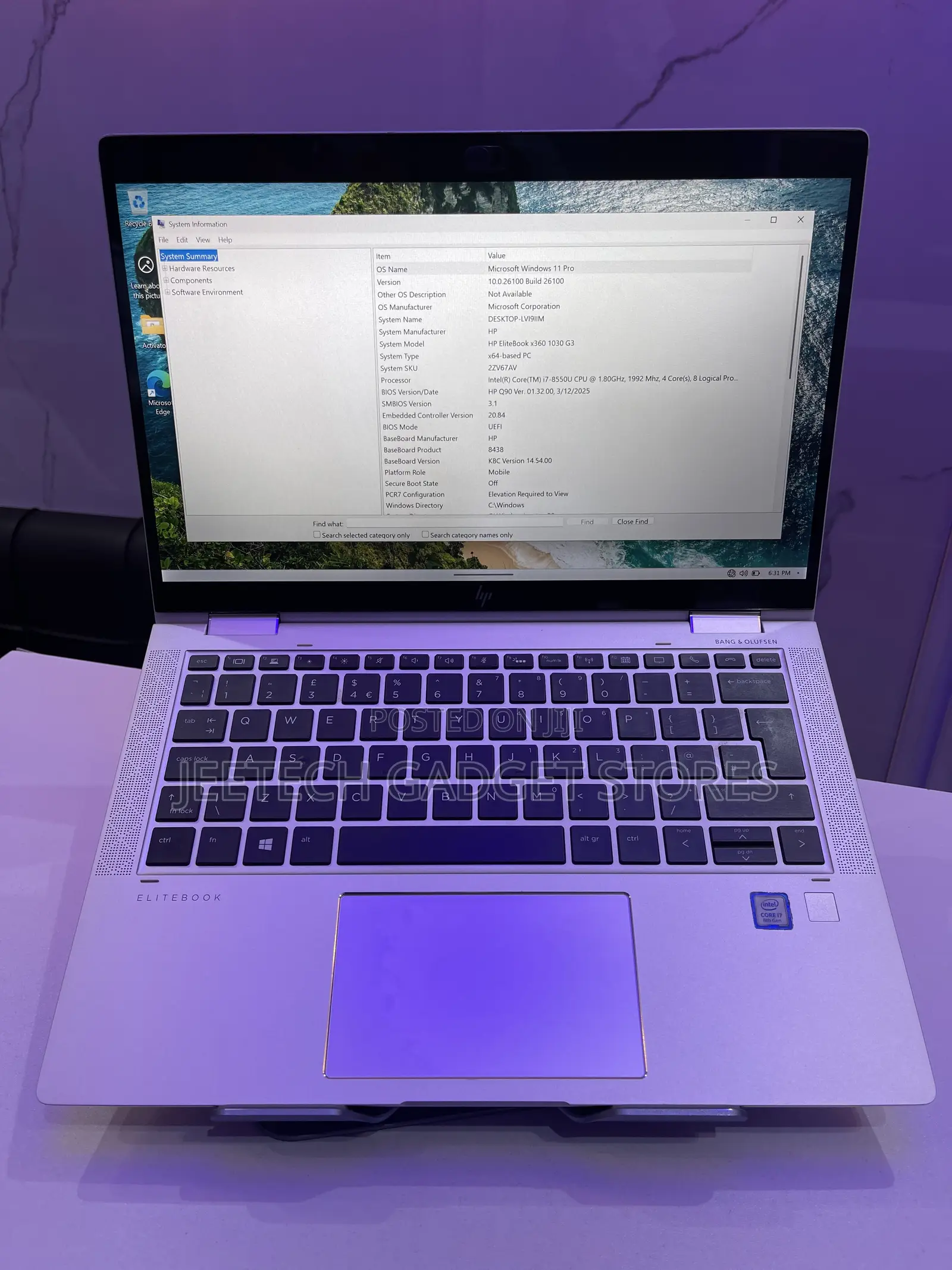 Laptop HP EliteBook X360 1030 G3 8GB Intel Core i7 SSD 512GB