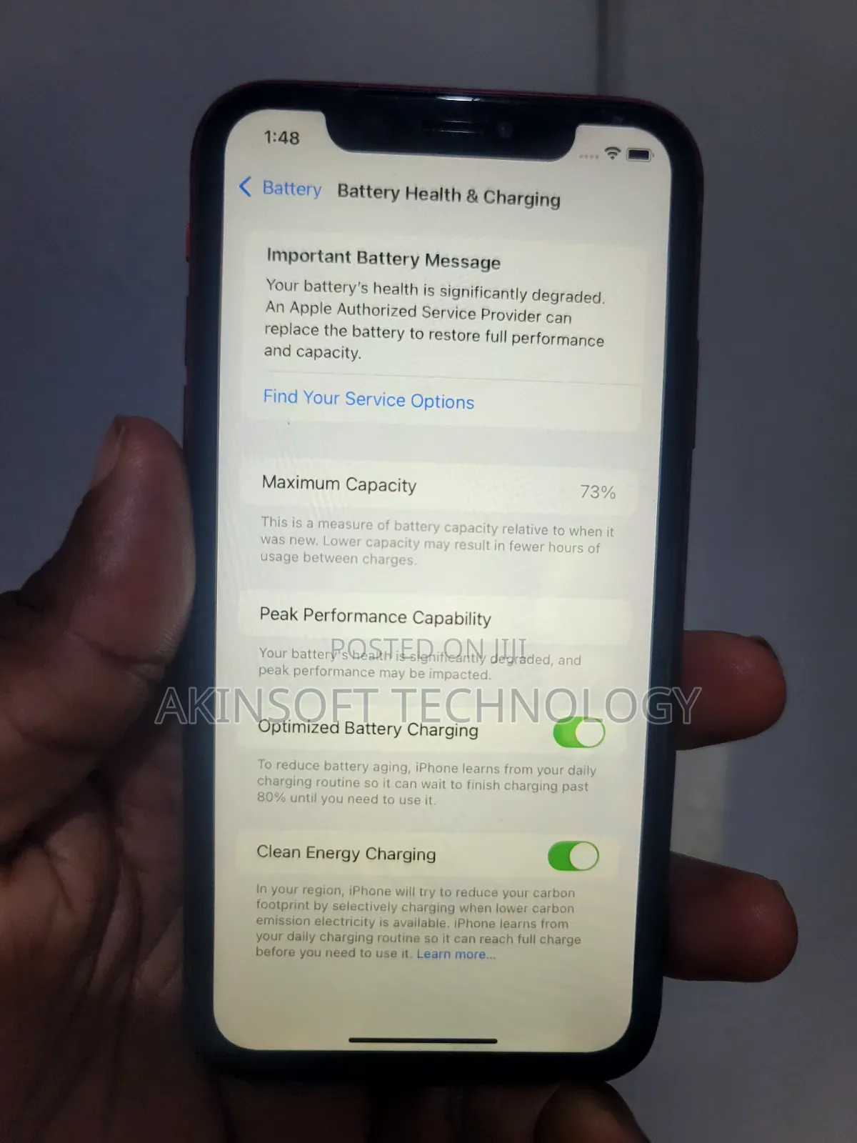 Apple iPhone XR 64 GB Red