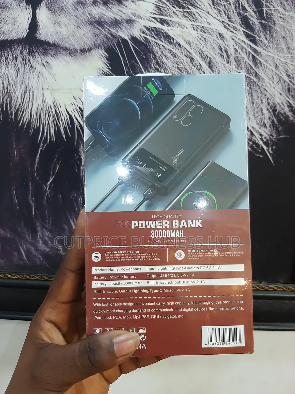 Kratos High Quality Power Bank 30000 Mah