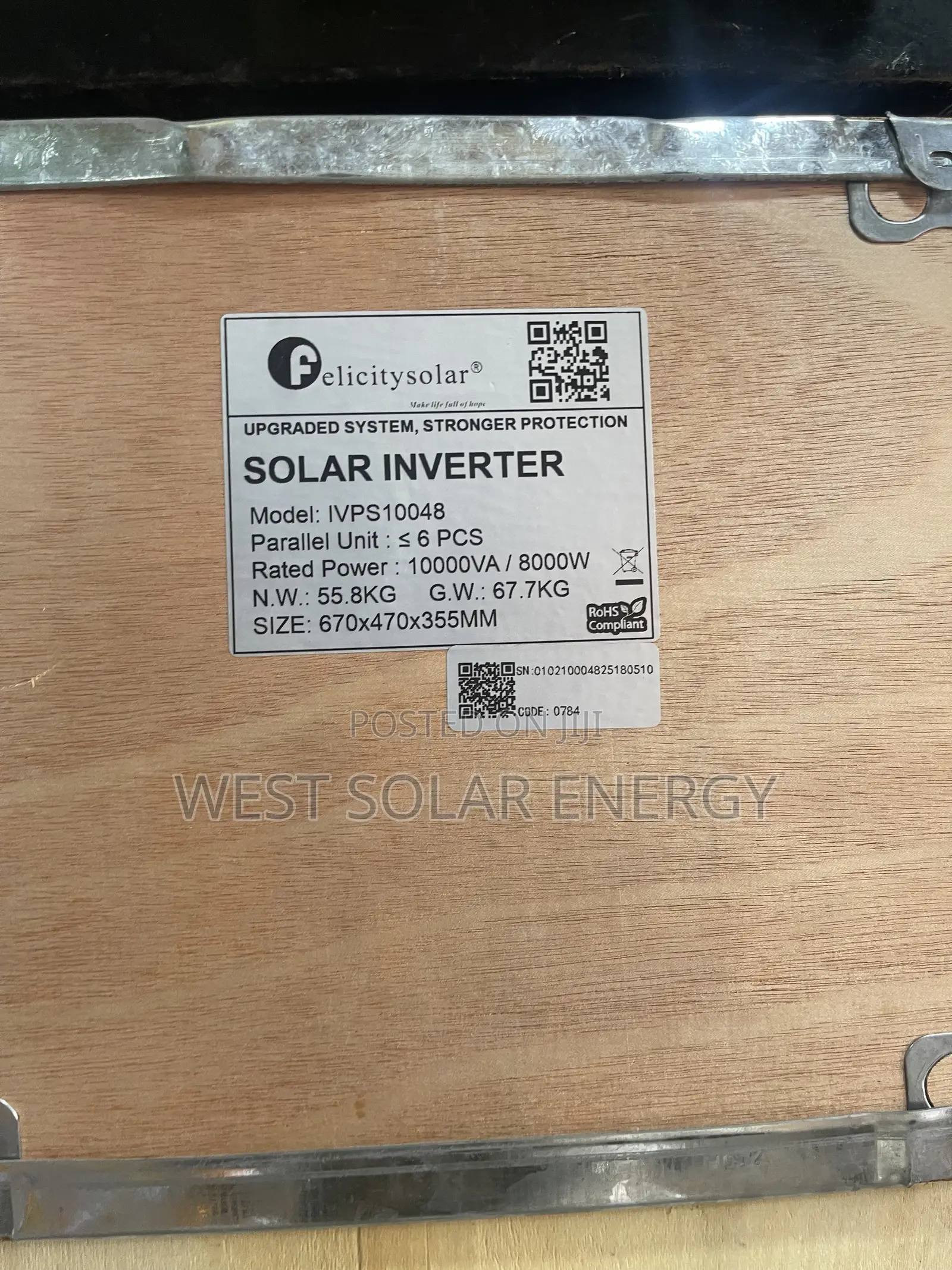 Felicity 10KVA 48V Non Hybrid Solar Inverter