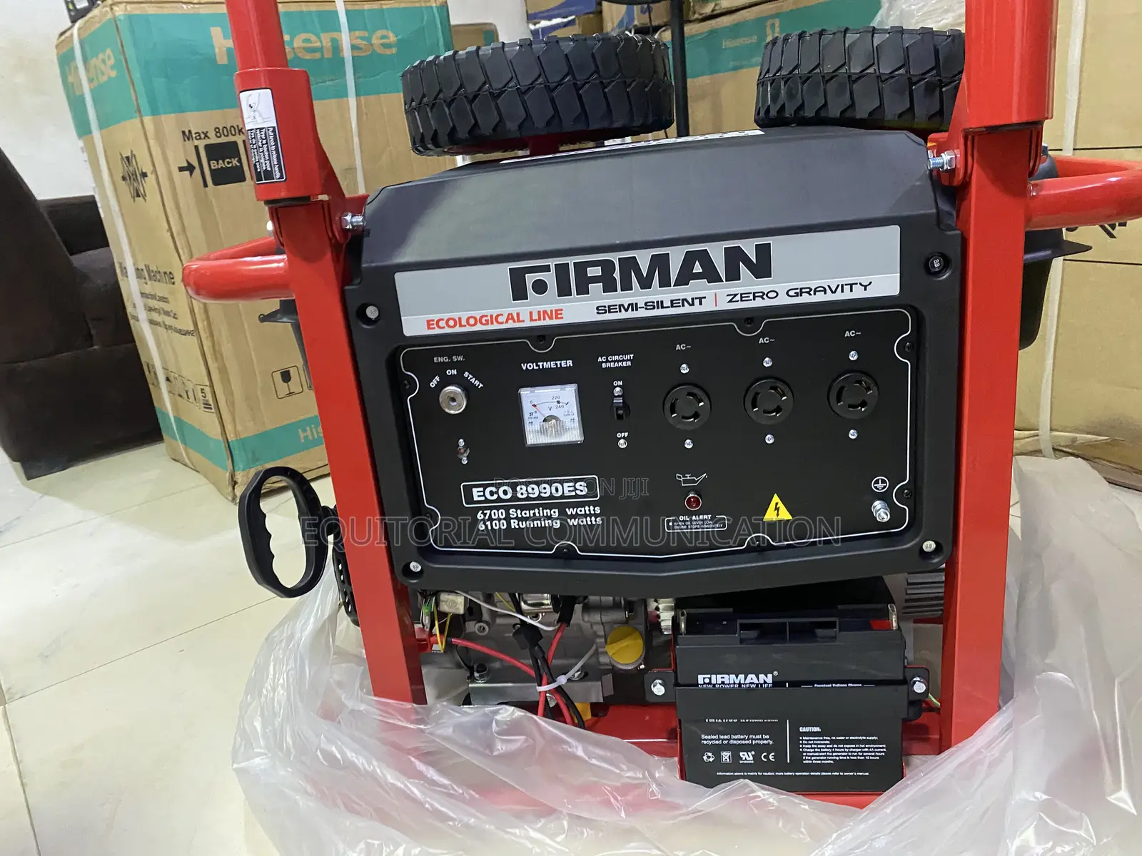 Firman Eco 8990es Semi-Silent 240v 6.7kva Generator
