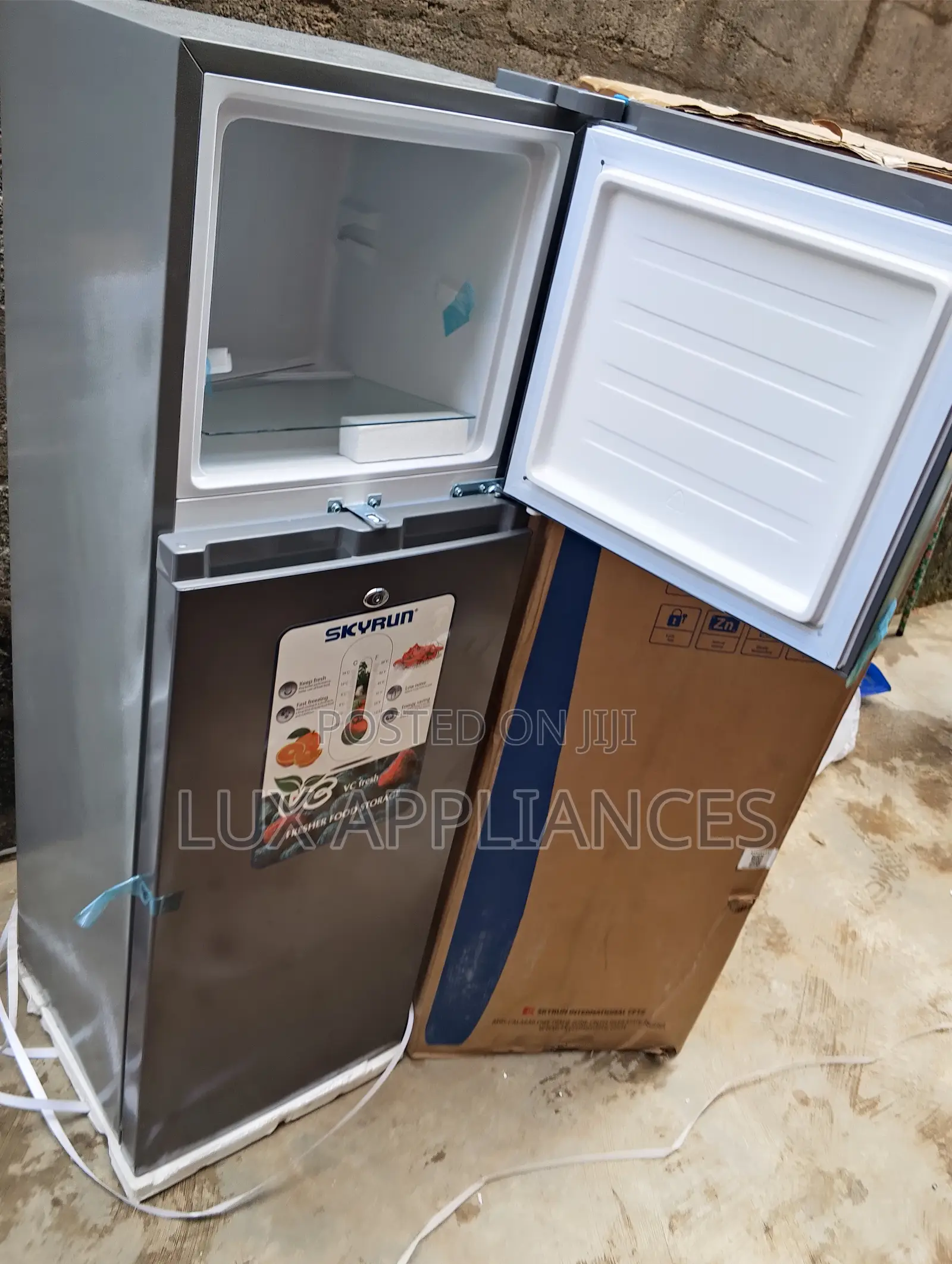 Skyrun 180L Double Door Refrigerator for Small Families