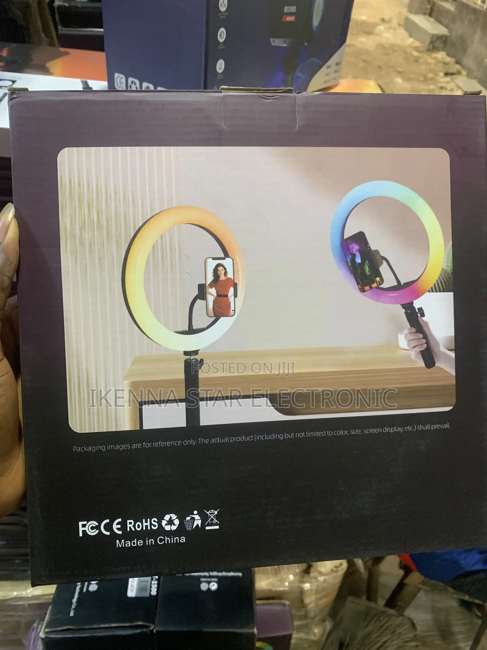 10 Inches RGB Led Ring Fill Light With Tripod Stand