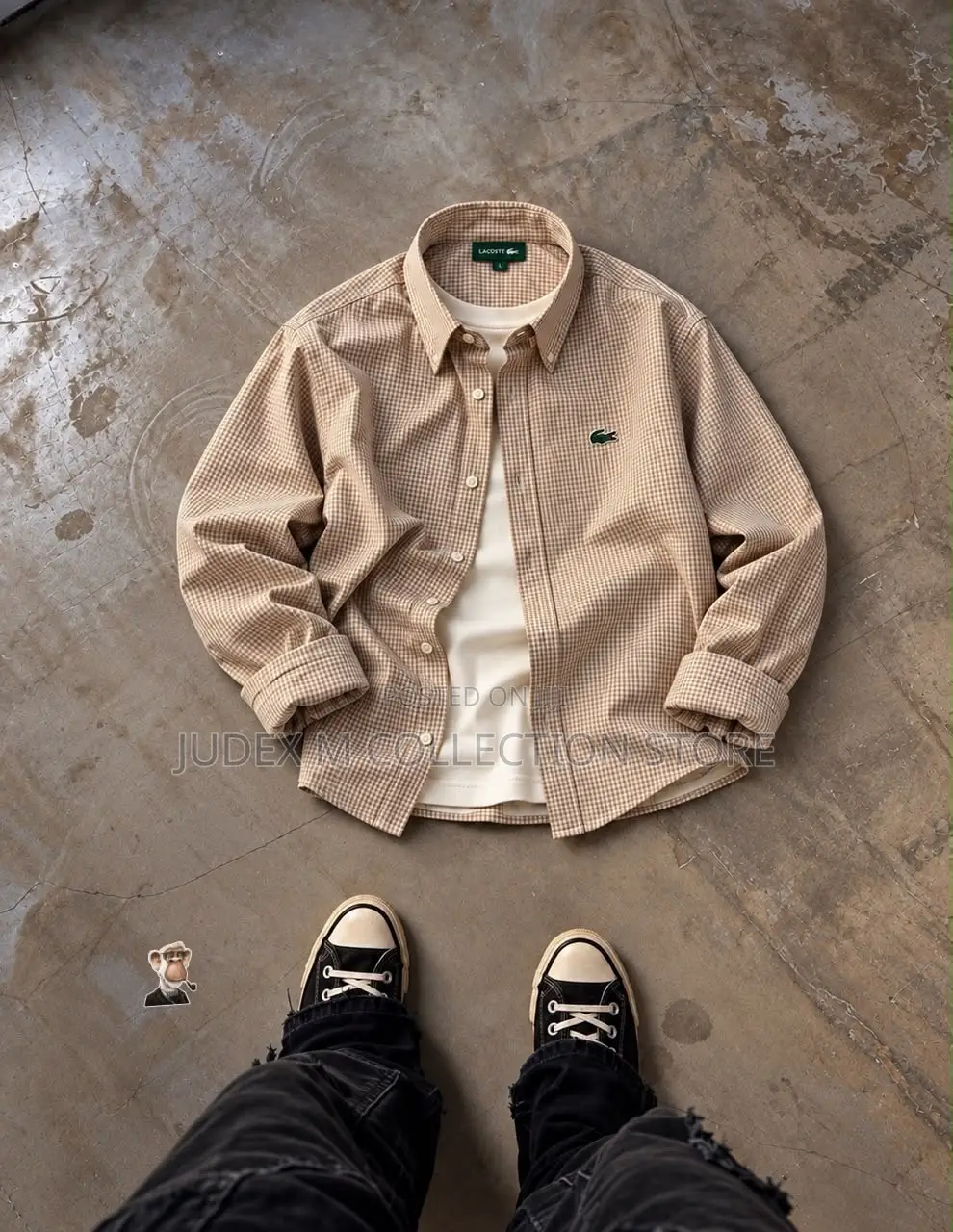 New Lacoste and Zara Linen Longsleeve Shirts