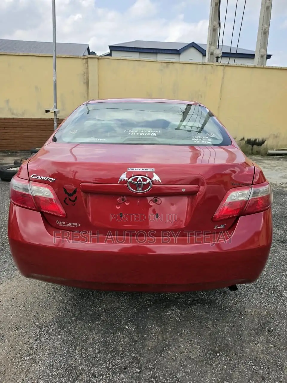 Toyota Camry 2.4 LE 2008 Red