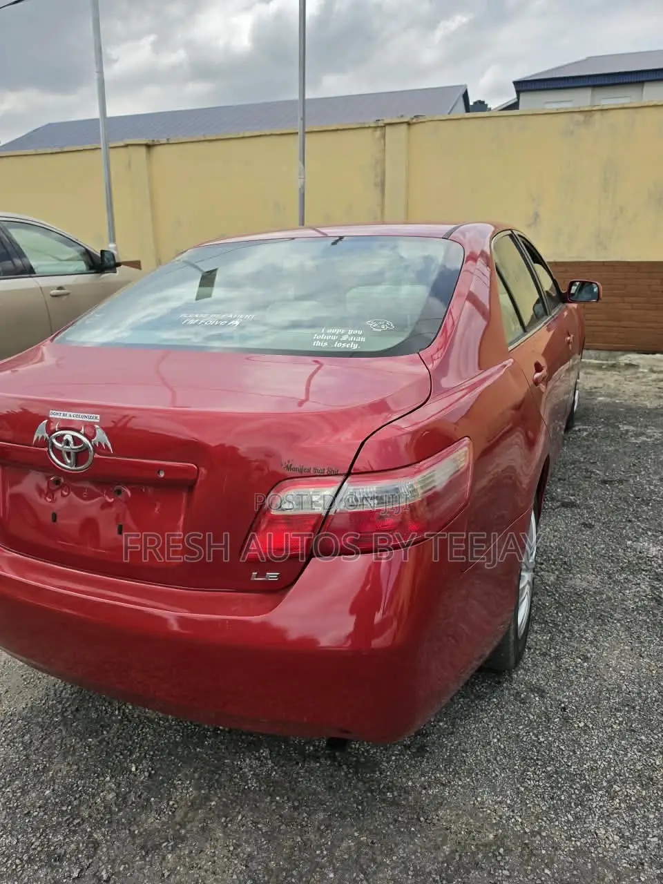 Toyota Camry 2.4 LE 2008 Red