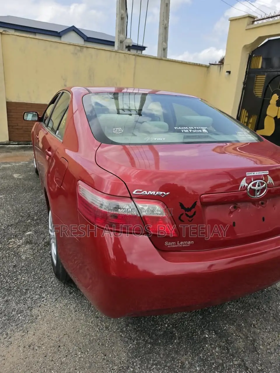 Toyota Camry 2.4 LE 2008 Red