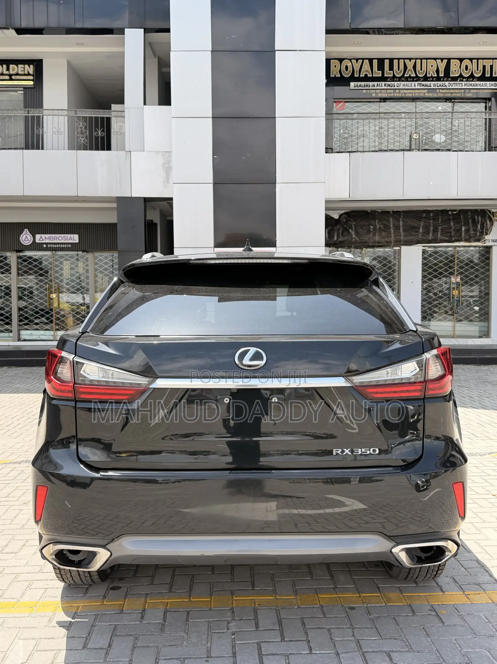 Lexus RX 350 AWD 2017 Black
