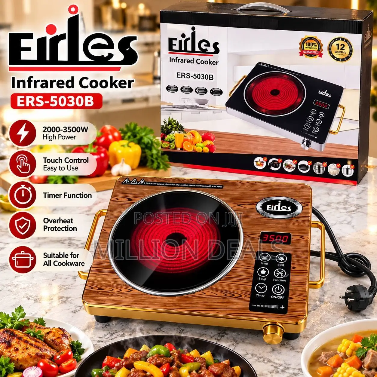 Unique Portable Infrared Electric Cooker