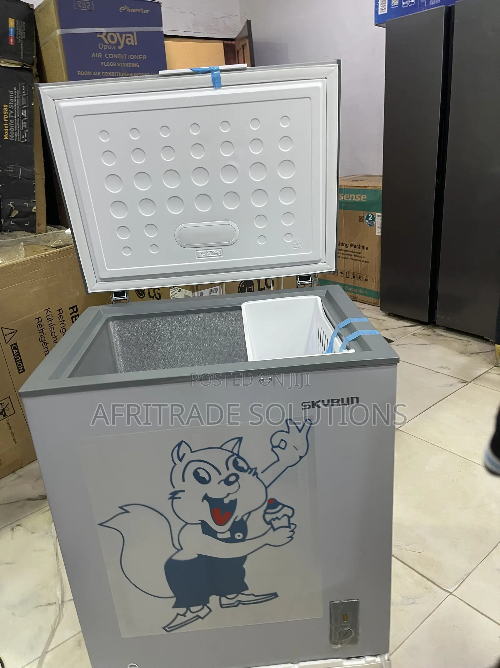Skyrun BD 180A Inverter Chest Freezer 145L for Fresh Food Storage