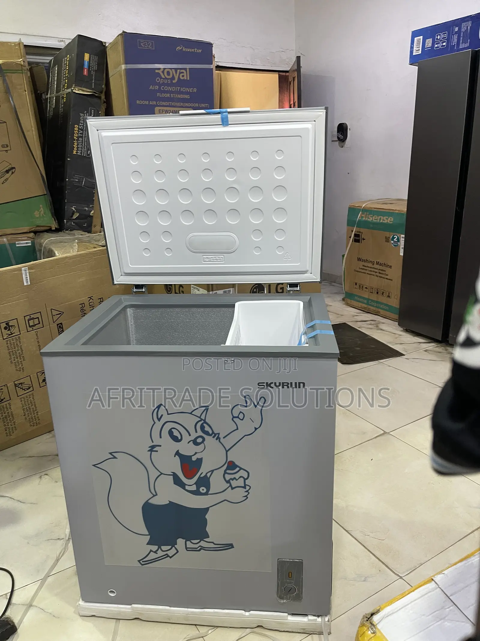 Skyrun BD 180A Inverter Chest Freezer 145L for Fresh Food Storage