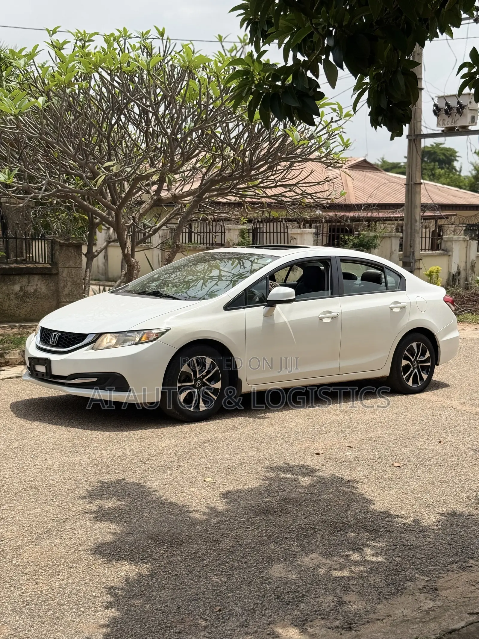 Honda Civic Sedan EX 2013 White