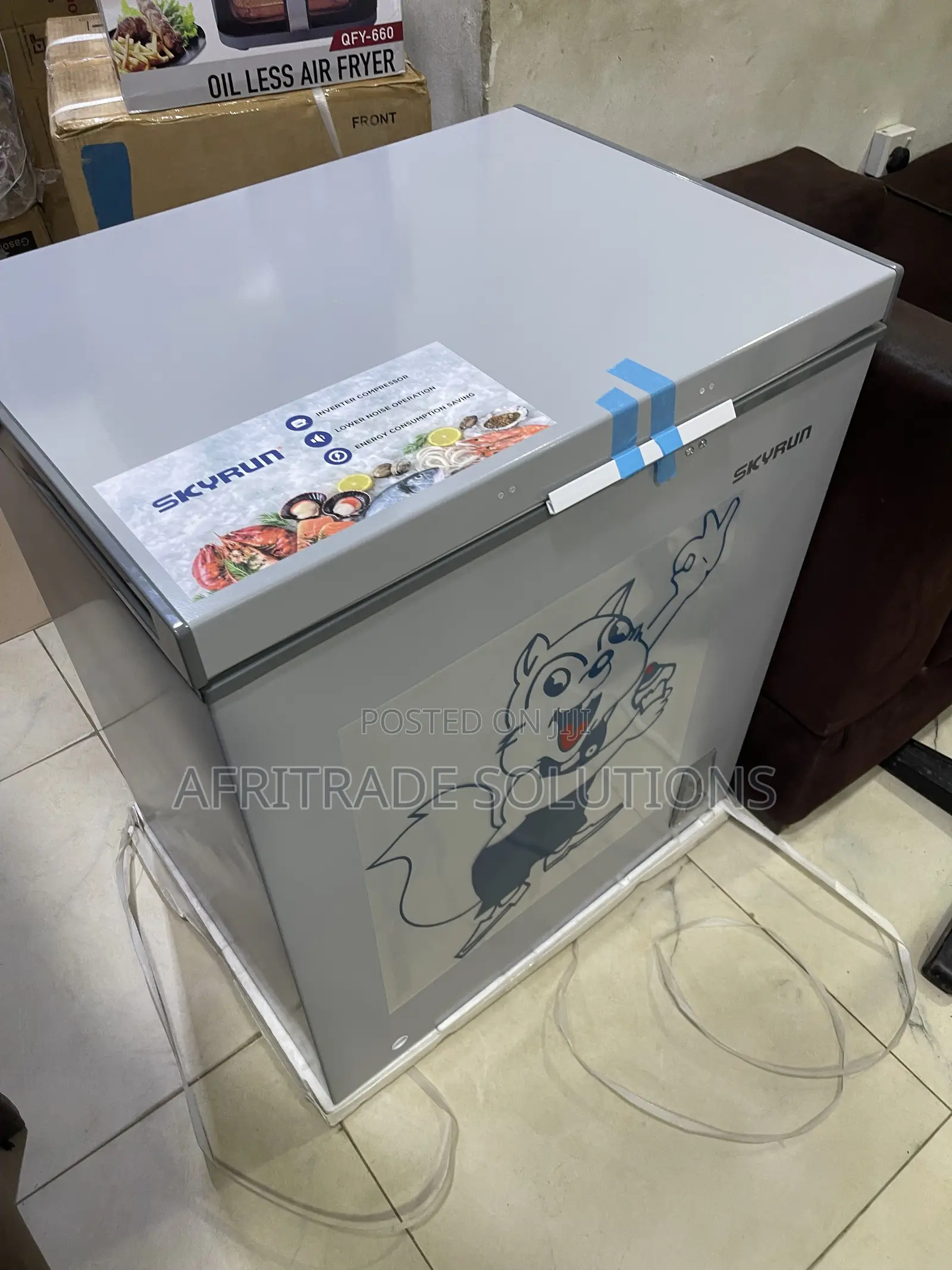 Skyrun BD 180A Inverter Chest Freezer for Meat, Fish and More