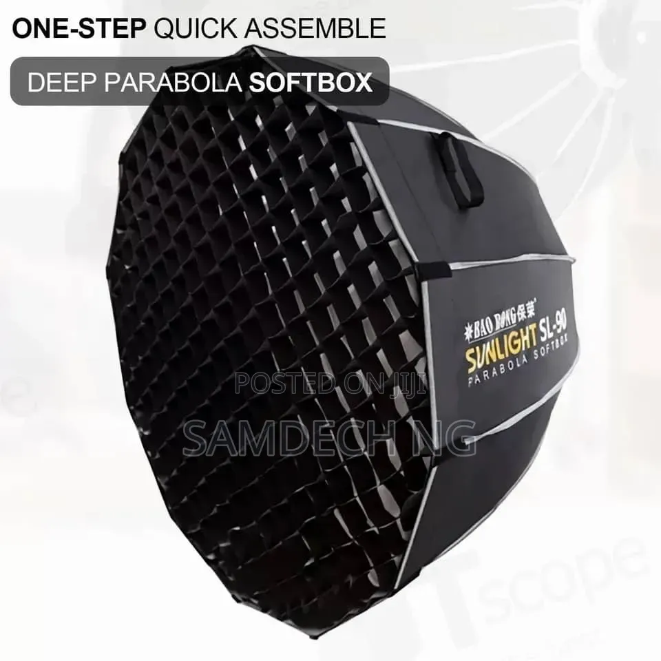 Sunlight Deep Parabolic Softbox (60cm,70cm,90cm,120cm)