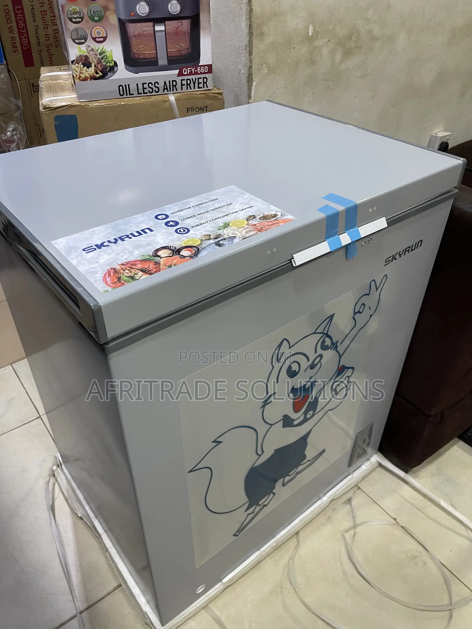 145L Skyrun Inverter Chest Freezer BD 180A for Smart Storage