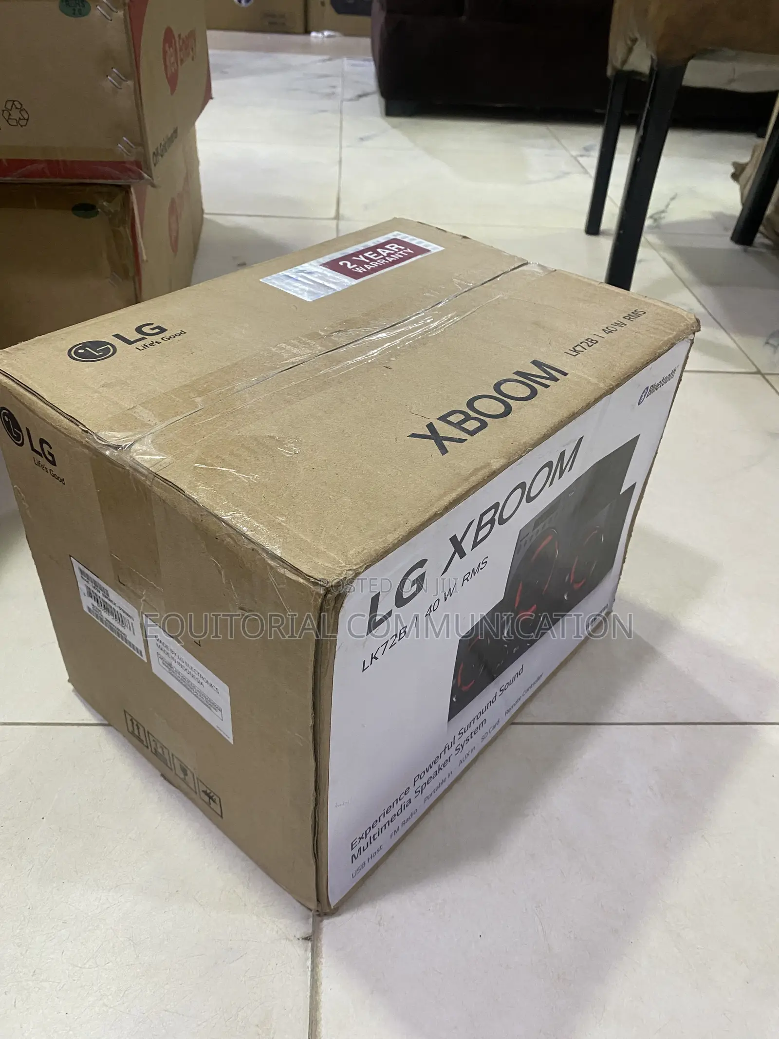 LG Lk72b Xboom 40w RMS Home Audio Speaker