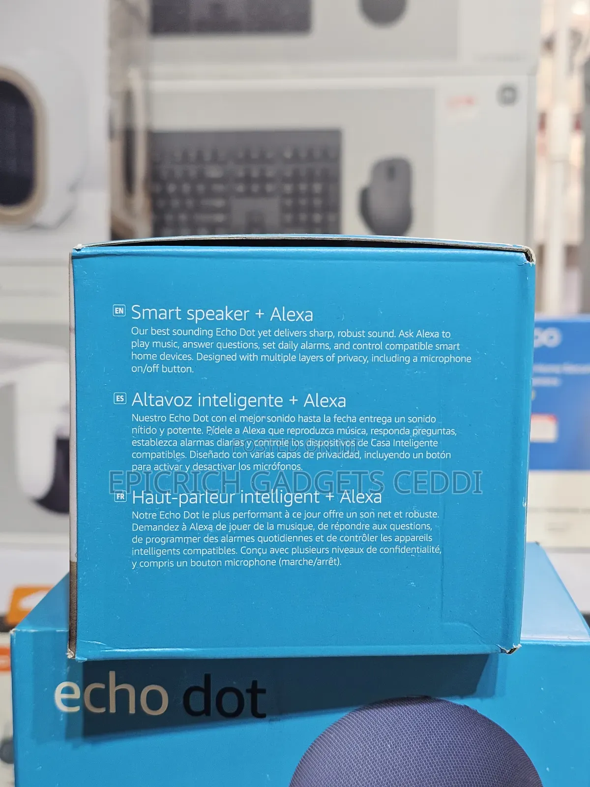 Amazon Echo Dot Smart Speaker and Alexa