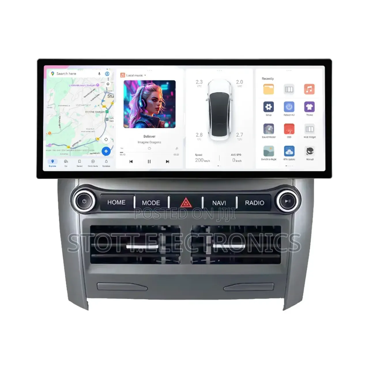 Toyota Corolla 2008-2013 Car Android Navigation System With Carplay