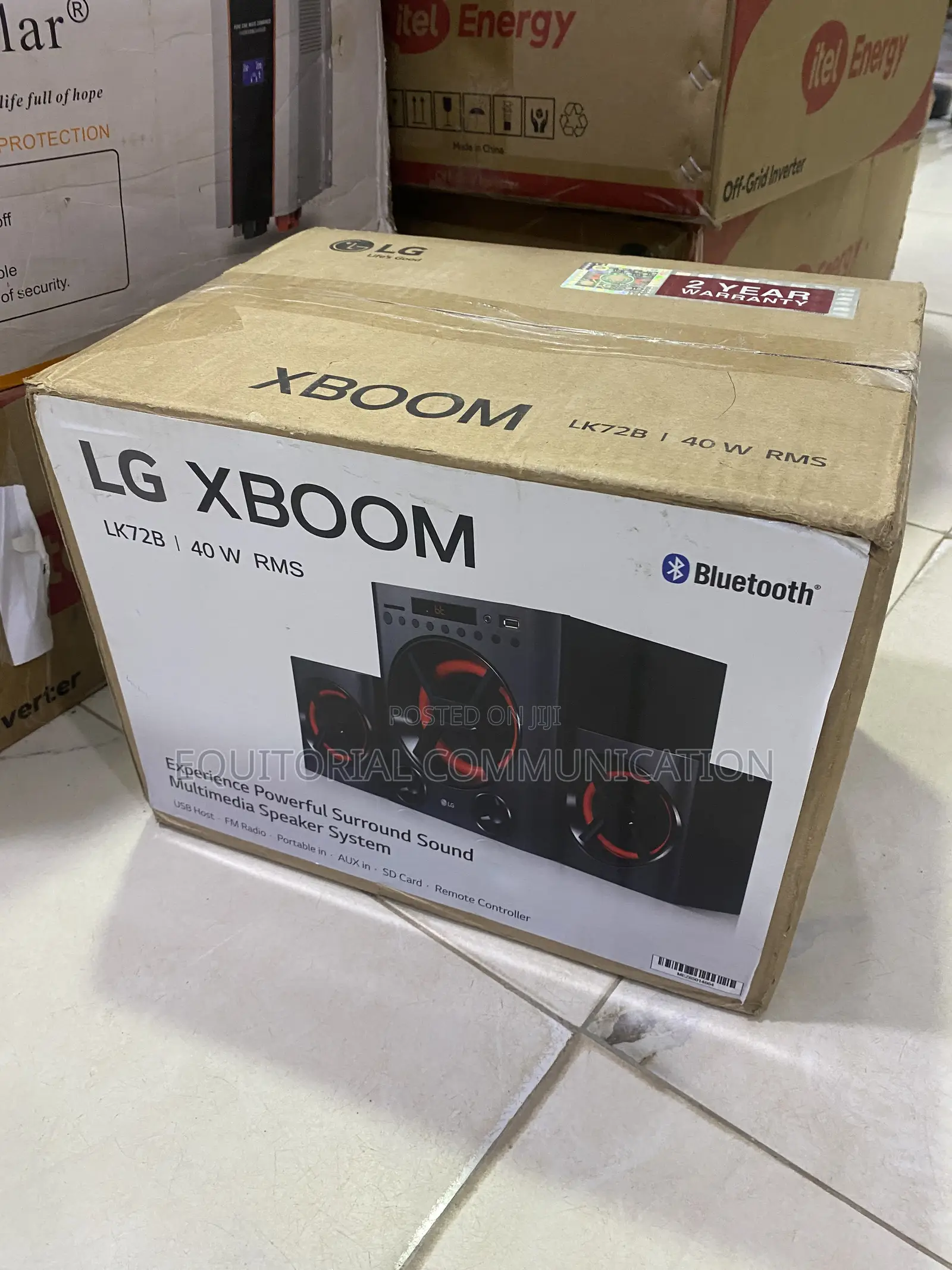 LG Xboom Lk72b Multimedia Audio System 40w RMS