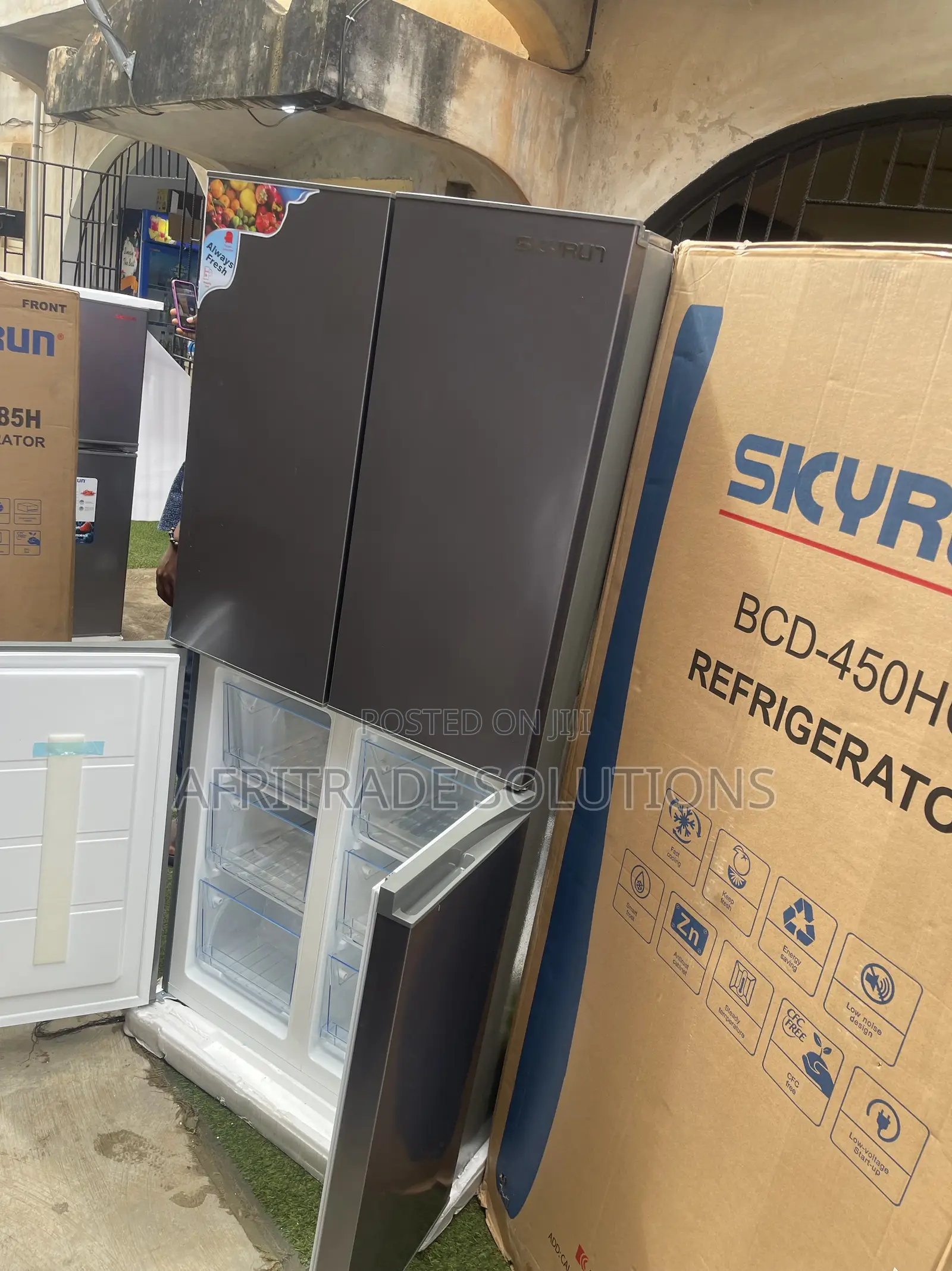 Skyrun BCD-450HC 450L 4-Door Side-by-Side Refrigerator