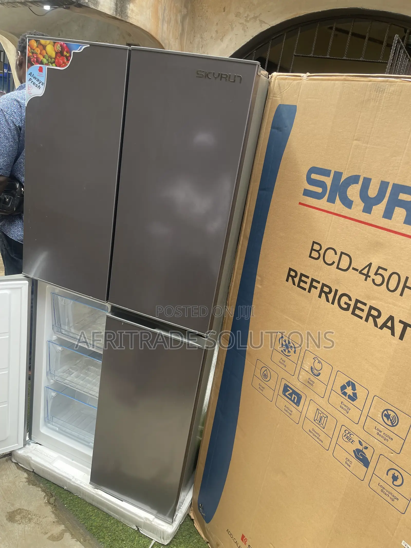 Skyrun BCD-450HC 450L 4-Door Side-by-Side Refrigerator