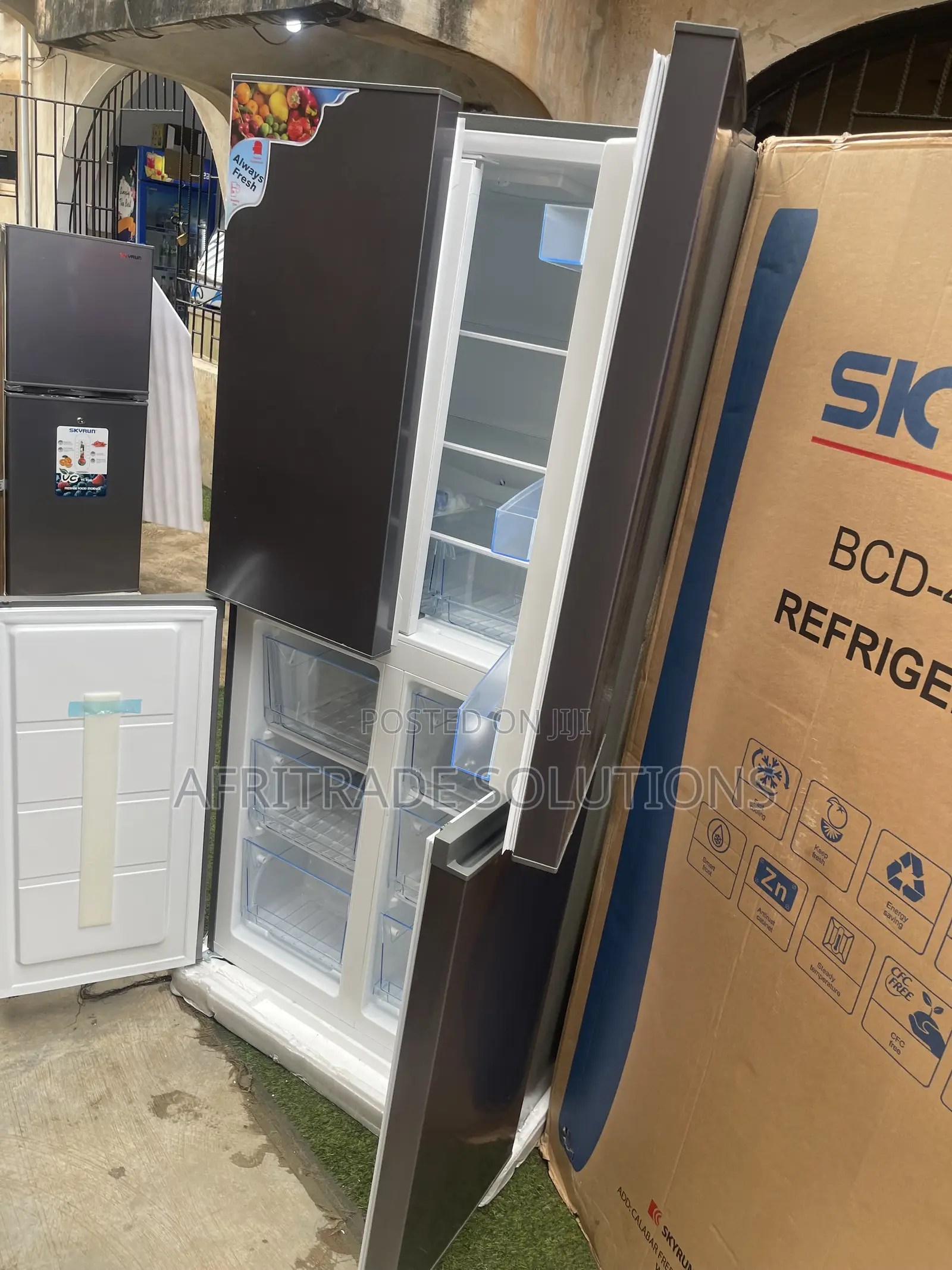 Buy Skyrun 450L Side-by-Side Refrigerator With Four Doors