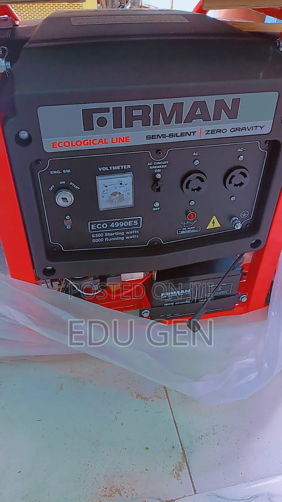 . Reliable Firman ECO4990ES Generator – Original 5.5kVA Power Solution