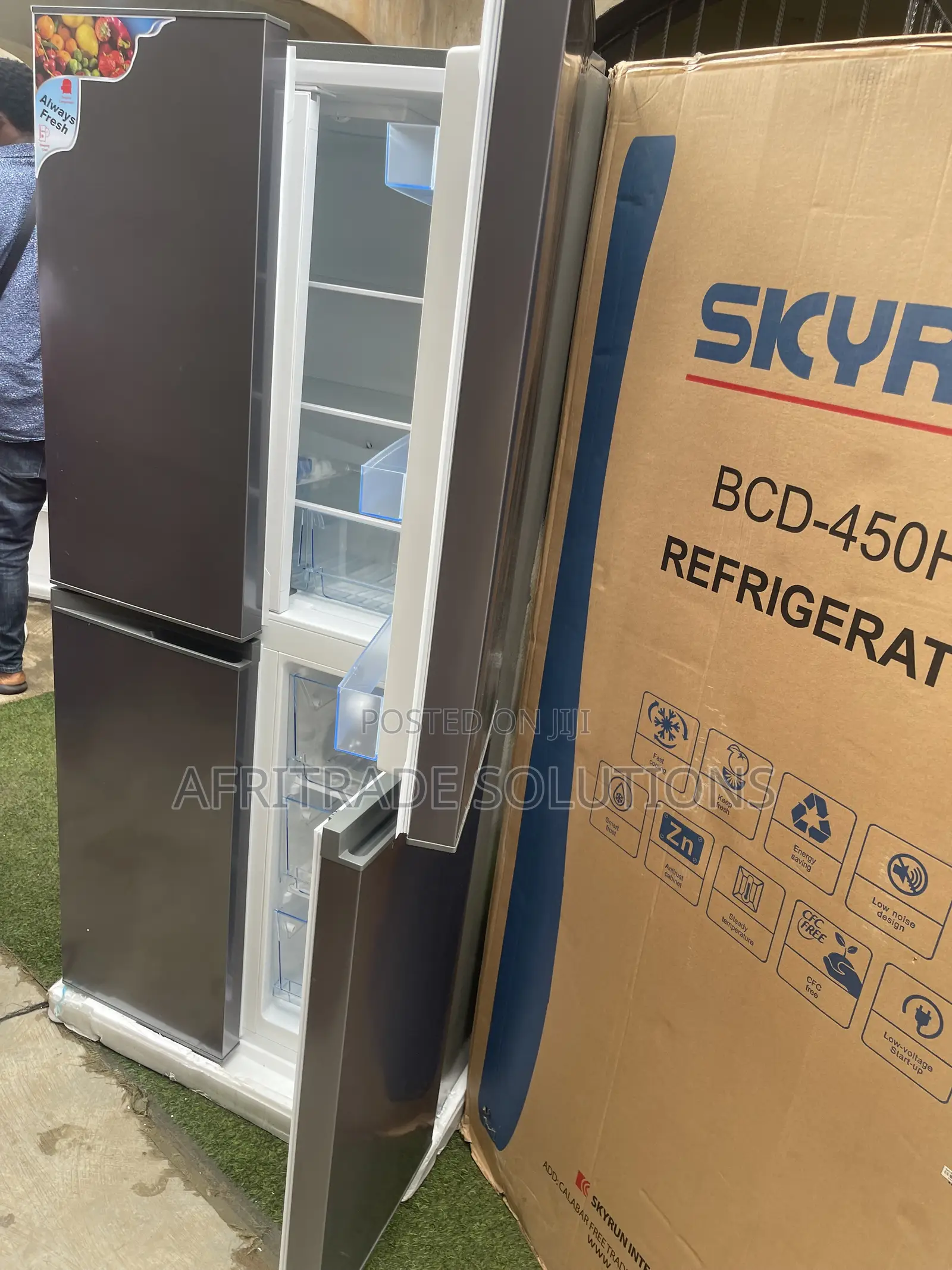 Skyrun BCD-450HC 450L Fridge for Spacious Kitchen Storage
