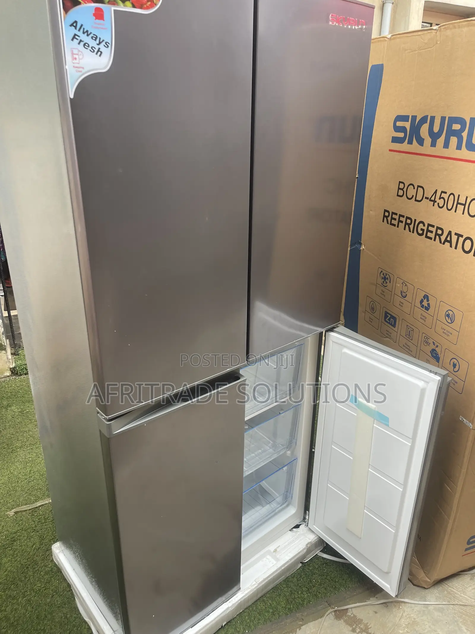 Upgrade Your Kitchen With Skyrun 450L 4-Door Refrigerator