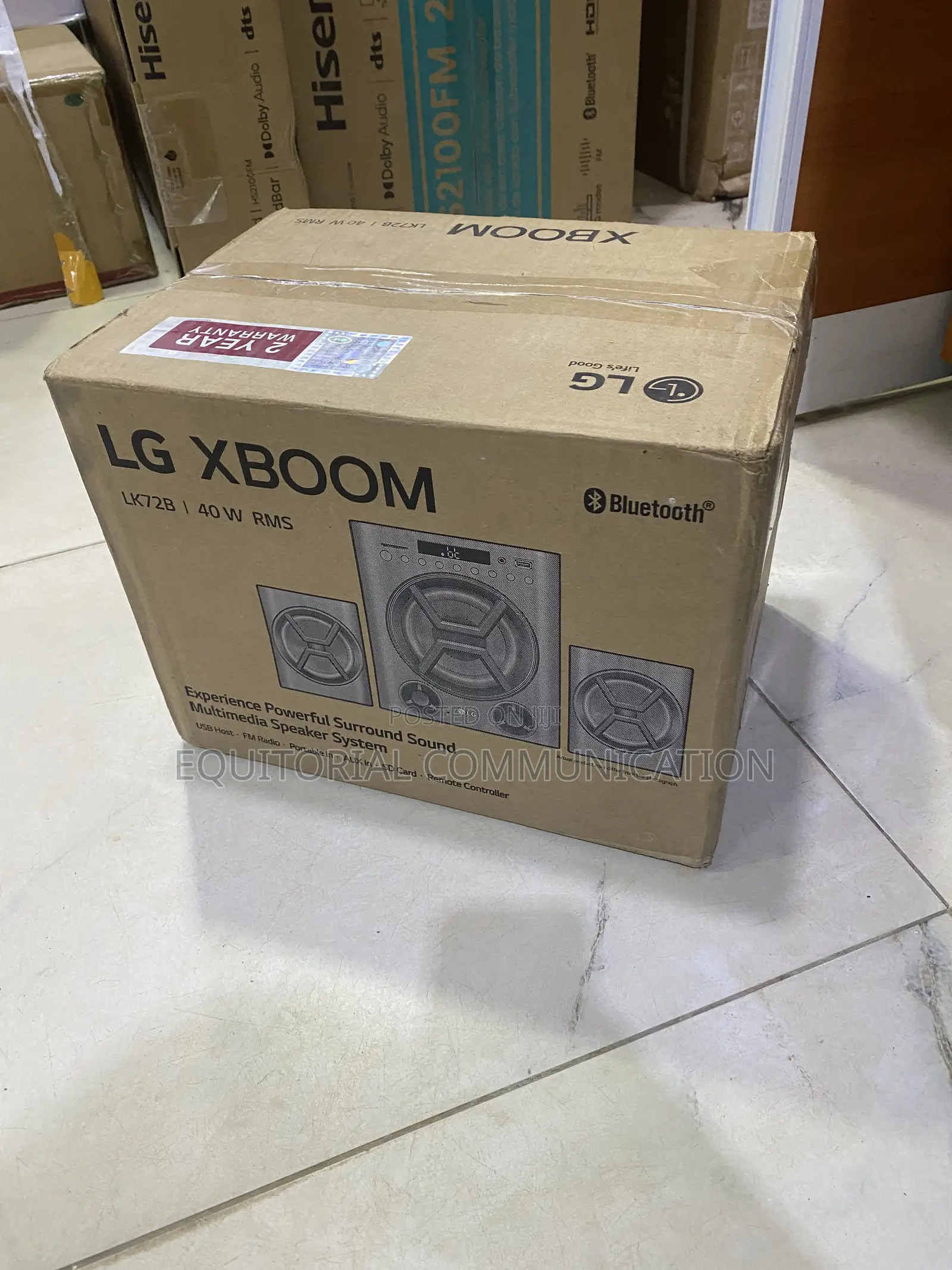 LG Xboom Lk72b 40w RMS Music and Movie Speaker