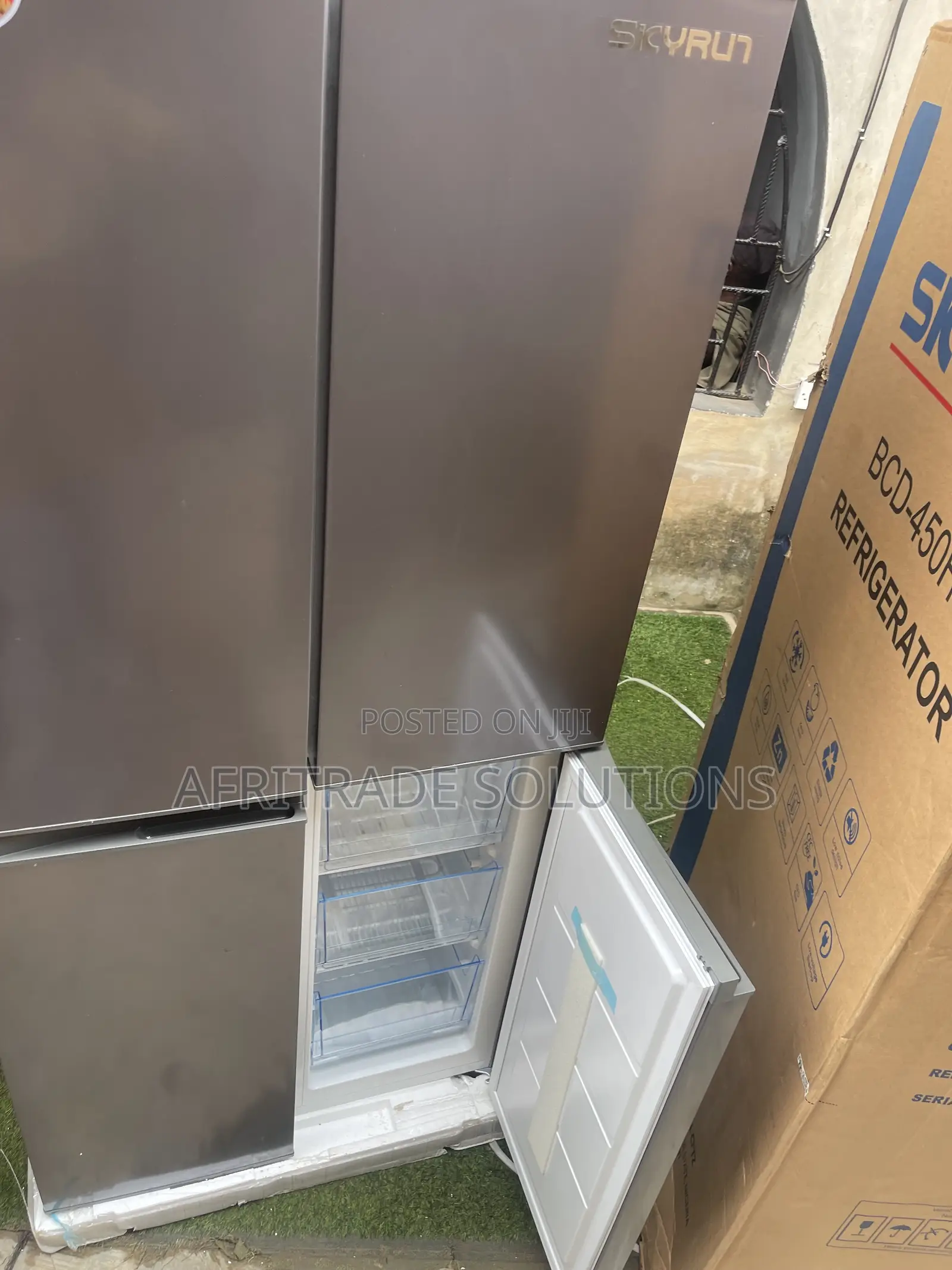 Skyrun 450L Multi-Door Fridge for Contemporary Homes