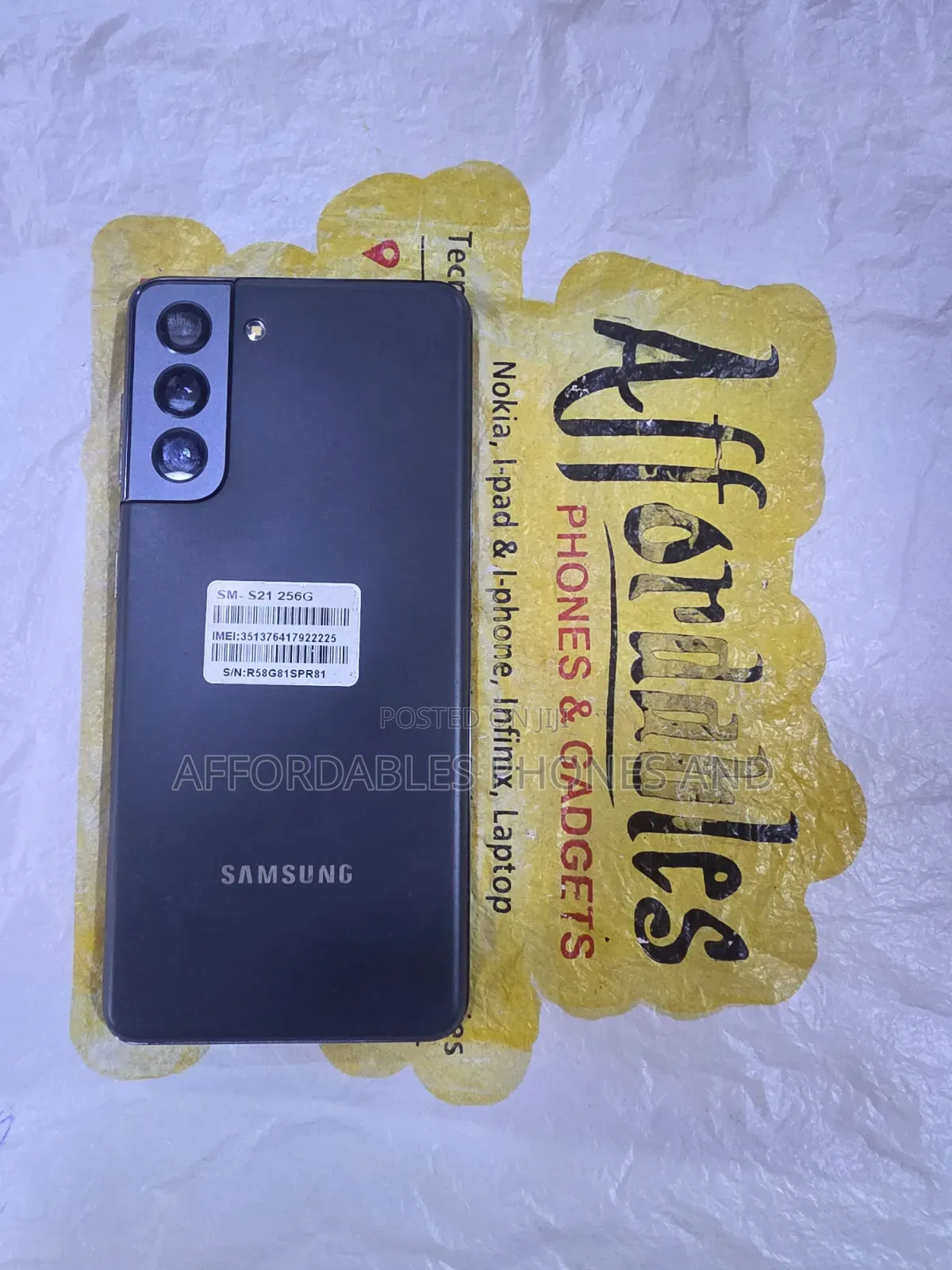 Samsung Galaxy S21 5G 256 GB Black